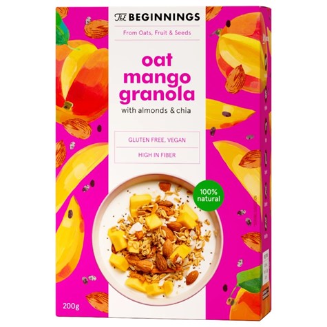 Granola owsiana z mango The Beginnings, 200g