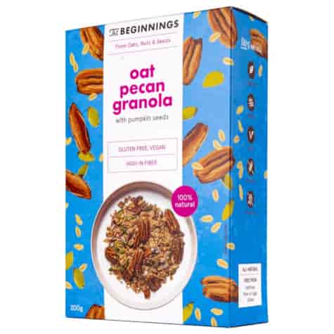 Granola owsiana z orzechami pecan The Beginnings, 200g