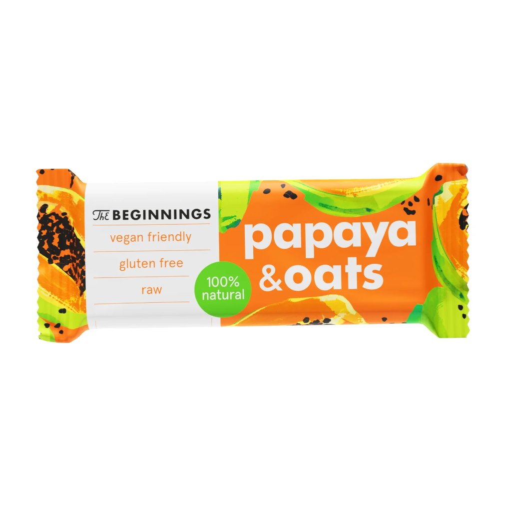 Baton o smaku papaya The Beginnings, 40g