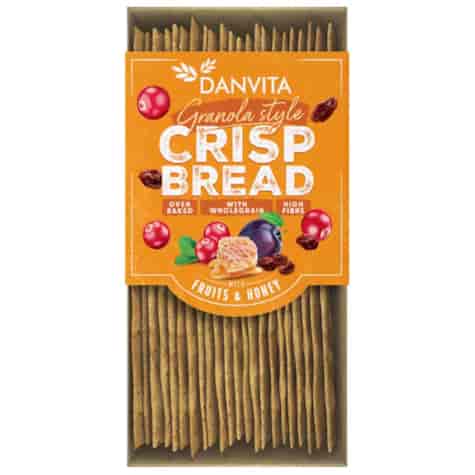 Pieczywo chrupkie z jagodami i miodem BERRIES & HONEY Danvita, 130g