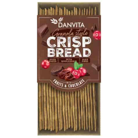 Pieczywo chrupkie z jagodami i czekoladą BERRIES & CHOCOLATE Danvita, 130g