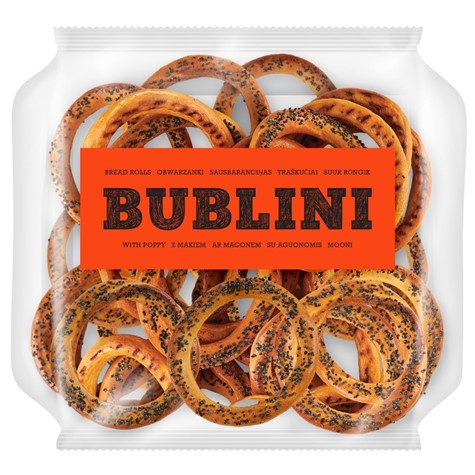 Obwarzanki  Bublini  z makiem 150 g