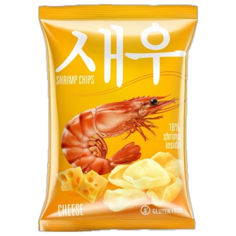 Krewetkowe chipsy Cheese Shrips, 50g