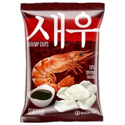 Krewetkowe chipsy Teriyaki Shrips, 50g