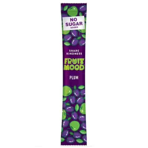 Przekąska owocowa - śliwka bez dodatku cukru FRUIT MOOD, 10g