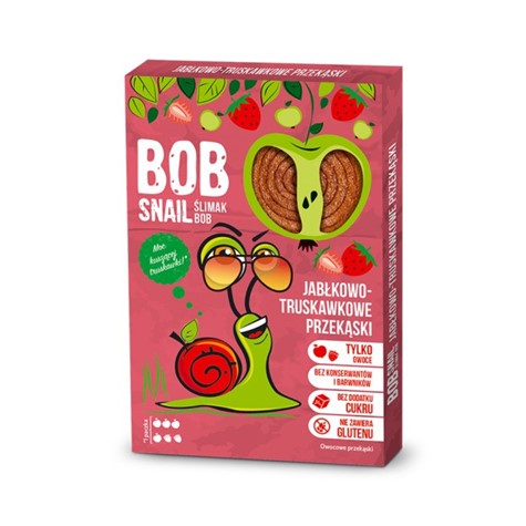 Bob Snail jabłko-truskawka 60g