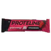 Baton proteinowy  Proteline  o smaku truskawowym, 40g