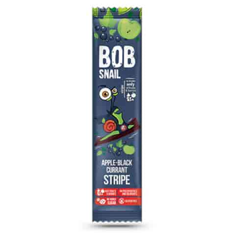 Bob Snail Stripe jabłko-czarna porzeczka 14g