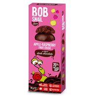 Bob Snail jabłko-malina w ciemnej czekoladzie Bob Snail, 30g