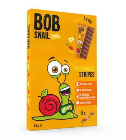 Bob Snail paski owocowe gruszka-mango 84g