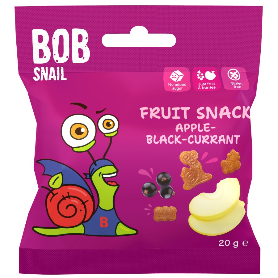 Bob Snail żelki owocowe jabłko-czarna porzeczka 20g