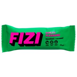 Baton w polewie czekoladowej „HAZELNUT + CARAMEL” Fizi, 45g