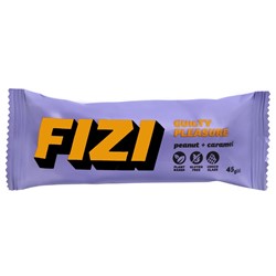 Baton w polewie czekoladowej PEANUT + CARAMEL  FIZI, 45g