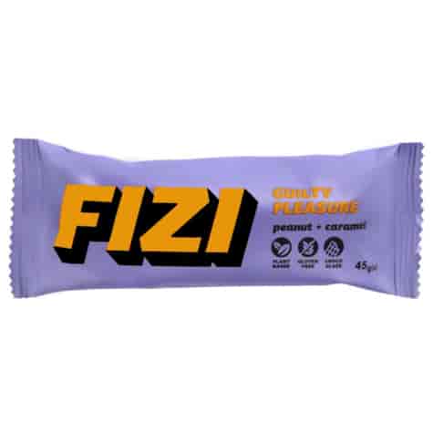 Baton w polewie czekoladowej PEANUT + CARAMEL  FIZI, 45g