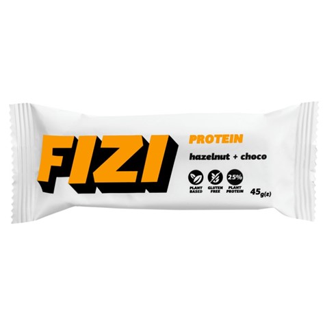 Baton proteinowy w polewie czekoladowej „HAZELNUT + CHOCO” Fizi, 45g