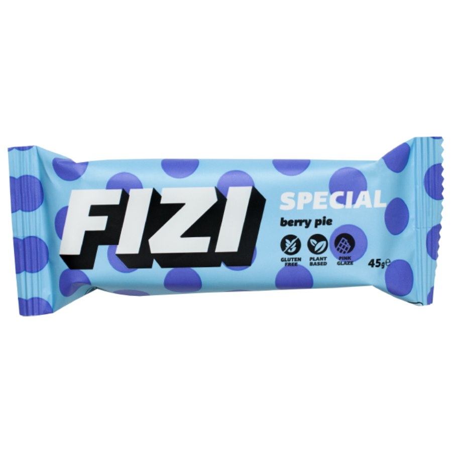Baton w różowej polewie „BERRY PIE” Fizi, 45g
