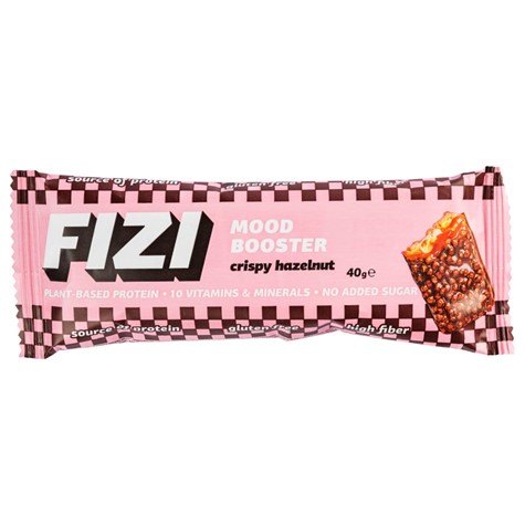 Baton w polewie czekoladowej „CRISPY HAZELNUT” FIZI, 40g