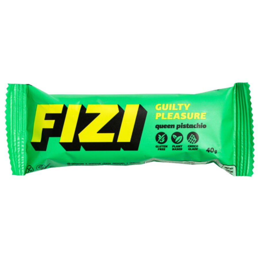 Baton w polewie czekoladowej „QUEEN PISTACHIO” Fizi, 40g