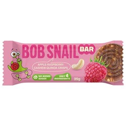 Baton Jabłko-Malina-Nerkowce-Chrupki z komosy ryżowej Bob Snail, 35 g