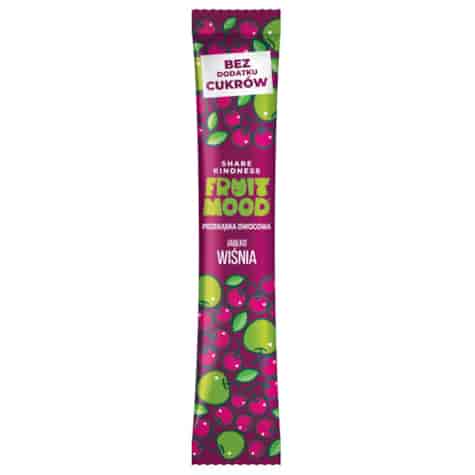 Przekąska owocowa - wiśnia bez dodatku cukru FRUIT MOOD, 10g