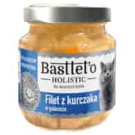 Filet z kurczaka w galarecie dla kotów BASTTETO HOLISTIC, 130g