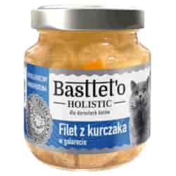 Filet z kurczaka w galarecie dla kotów BASTTETO HOLISTIC, 130g