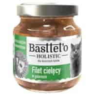 Filet cielęcy w galarecie dla kotów BASTTETO HOLISTIC, 130g