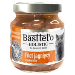 Filet jagnięcy w galarecie dla kotów BASTTETO HOLISTIC, 130g