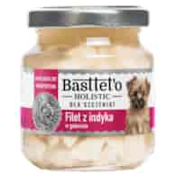Filet z indyka w galarecie dla szczeniąt BASTTETO HOLISTIC, 130g