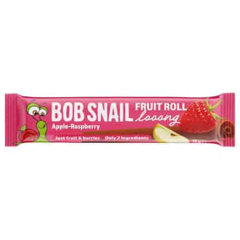 Przekąska Jabłko Malina ROLL LOOONG Bob Snail, 15g