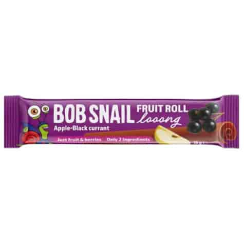 Przekąska Jabłko Czarna porzeczka ROLL LOOONG Bob Snail, 15g