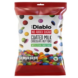 Czekoladowe lentylki bez dodatku cukru Diablo, 40g