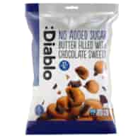 Cukierki maślane z nadzieniem czekoladowym bez dodatku cukru Diablo, 75g