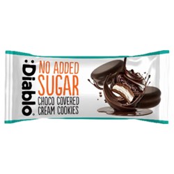 Ciasteczka z krem czekoladowym bez dodatku cukru Diablo, 34g