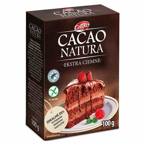 Kakao naturalne, ekstra ciemne bez glutenu Celiko, 100g
