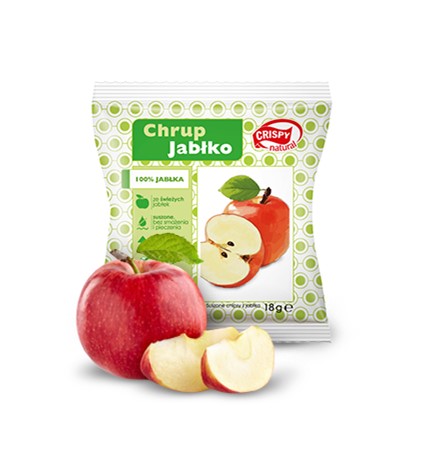Chipsy z jabłka Crispy Natural 18g