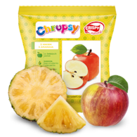 Chipsy z jabłka z sokiem z ananasa Crispy Natural 18g