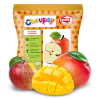 Chipsy z jabłka z sokiem z mango Crispy Natural 18g