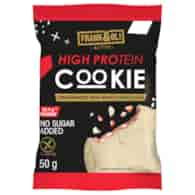 Ciastko proteinowe o smaku truskawek z białą czekoladą Frank&Oli, 50g