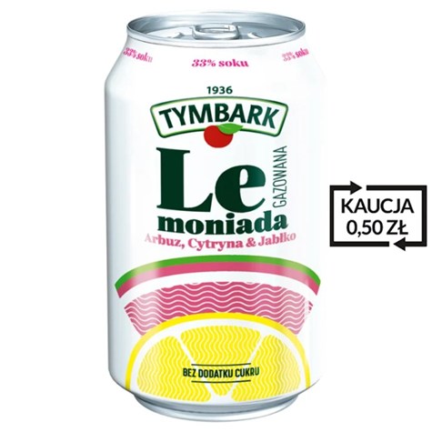 Lemoniada jabłko-cytryna-arbuz Tymbark 330ml