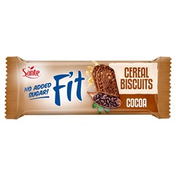 Fit Ciasteczka Zbożowe Kakaowe Bez Cukru Sante, 50g