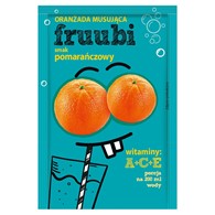 Oranżadka FRUUBI - pomarańczowa Delecta 23g
