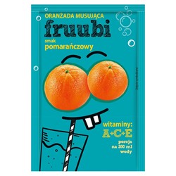 Oranżadka FRUUBI - pomarańczowa Delecta 23g