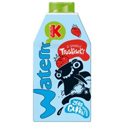 Kubuś Waterrr napój owocowy o smaku truskawki, 500 ml