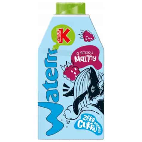 Kubuś Waterrr napój owocowy o smaku malinowym, 500 ml
