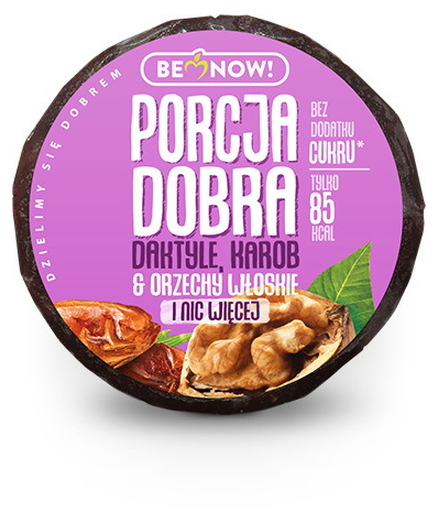 Przekąska daktylowo-orzechowa z karobem Porcja Dobra, 25g