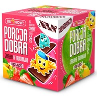 Kostka jabłkowo-truskawkowa Porcja Dobra, 32g