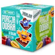Kostka jabłkowo-śliwkowa Porcja Dobra, 16g
