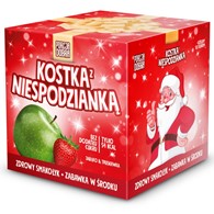 Kostka z niespodzianką jabłkowo-truskawkowa Porcja Dobra, 32g