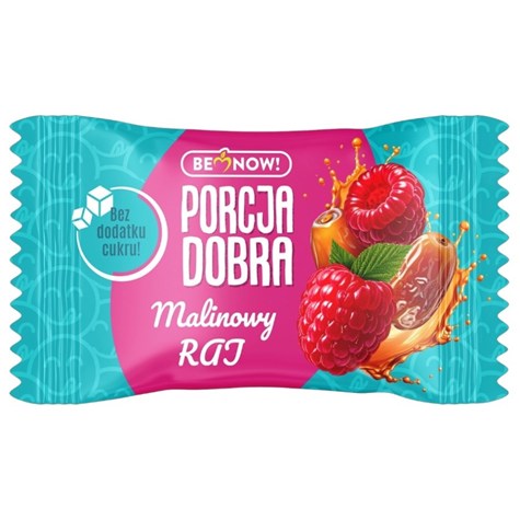 Przekąska daktylowo - malinowa Porcja Dobra, 20g